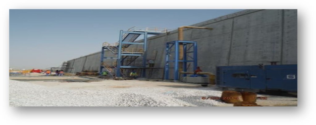 Construction site photo 4 of the RAFA2 Desalination Project: Water Storage Tank project