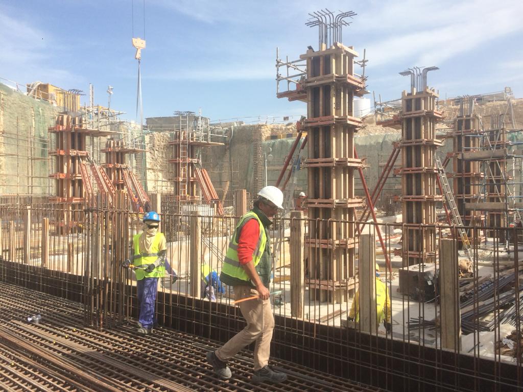 Construction site photo 8 of the Roads & Infrastructure in Wakra project