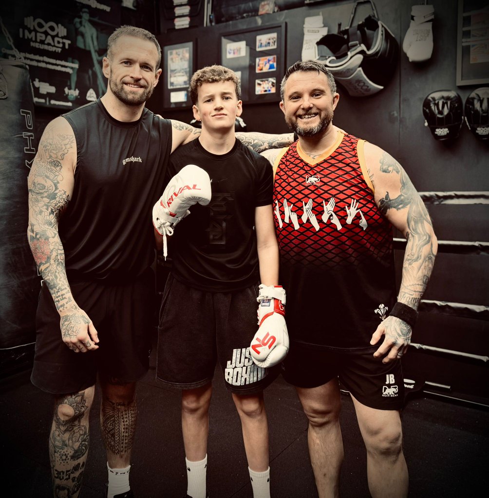 James Barker (centre) — Wales Deaf, sponsored by Jinked Tattoos for the 2026 World Cup in Japan.
