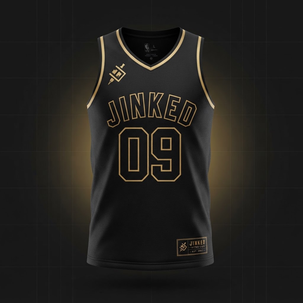 Jinked Basketball Vest — Black