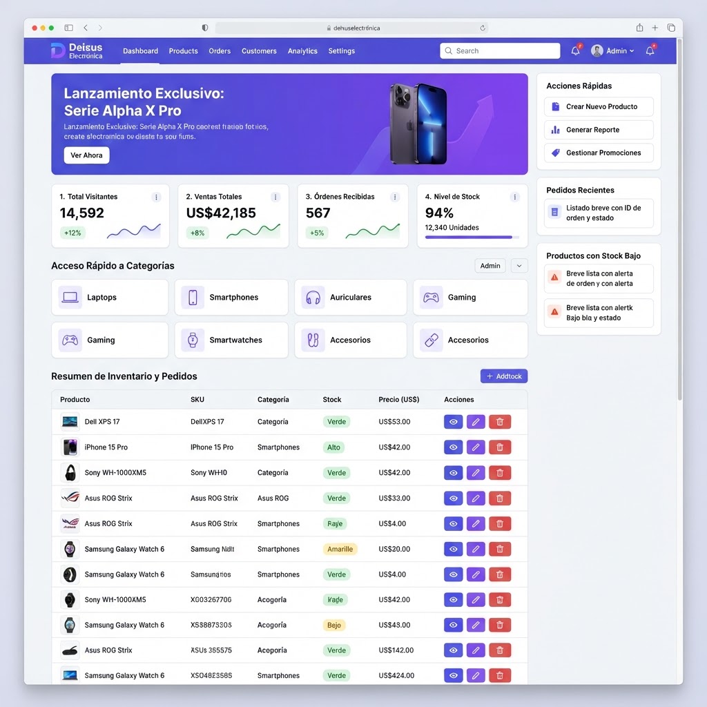 Dashboard Store