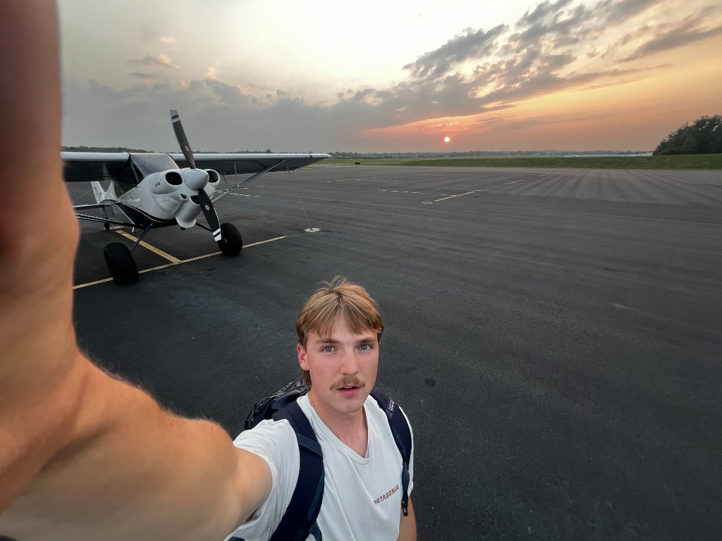 Sunset with the Cub in the background