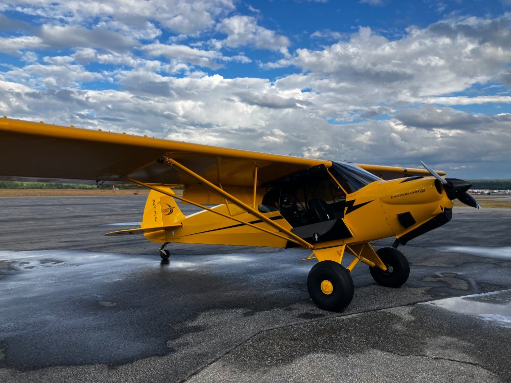 Carbon Cub on ramp