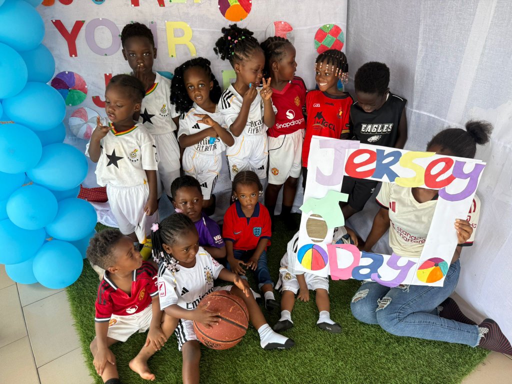 Jersey Day group celebration