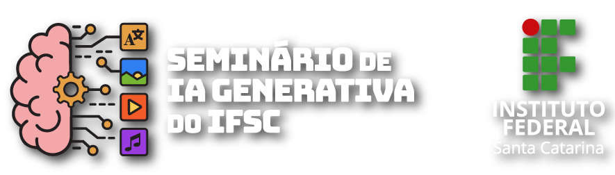 Logomarca do Seminário de IA Generativa do IFSC