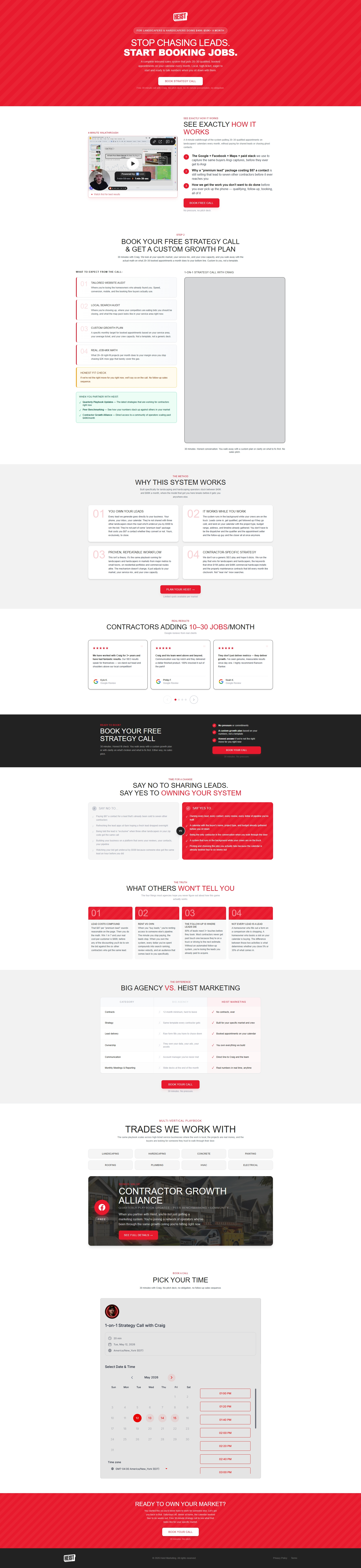 Heist Marketing - LP Templates template preview