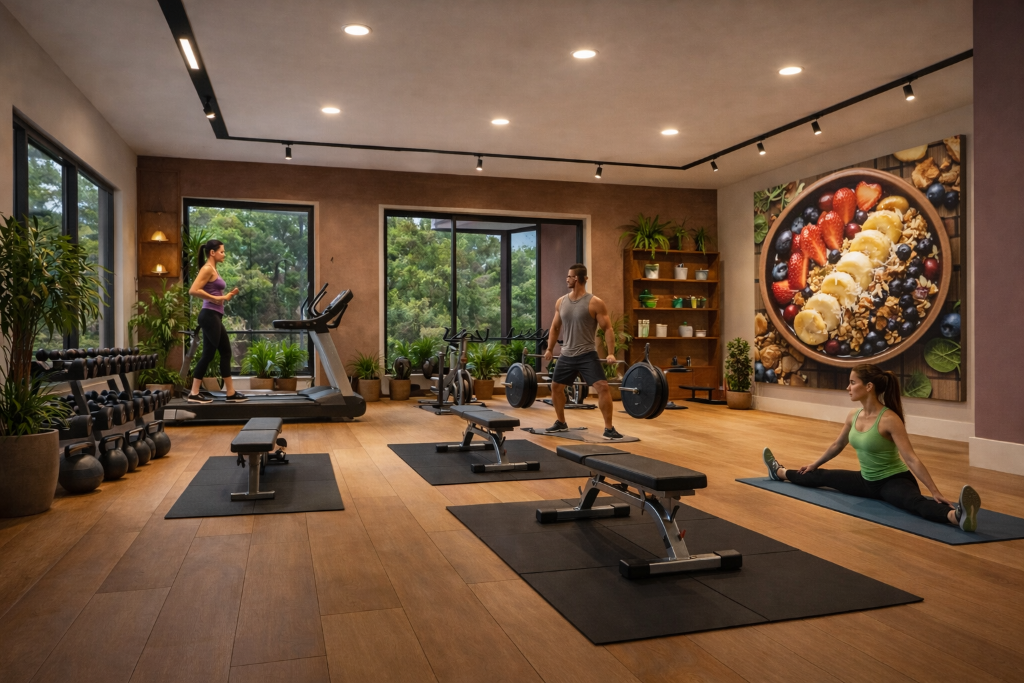 Campus fitness and wellness facility