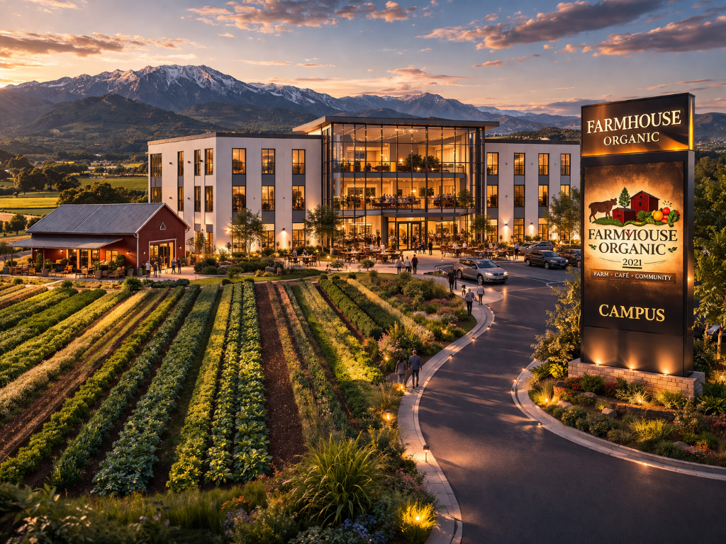 Farmhouse Organic flagship campus
