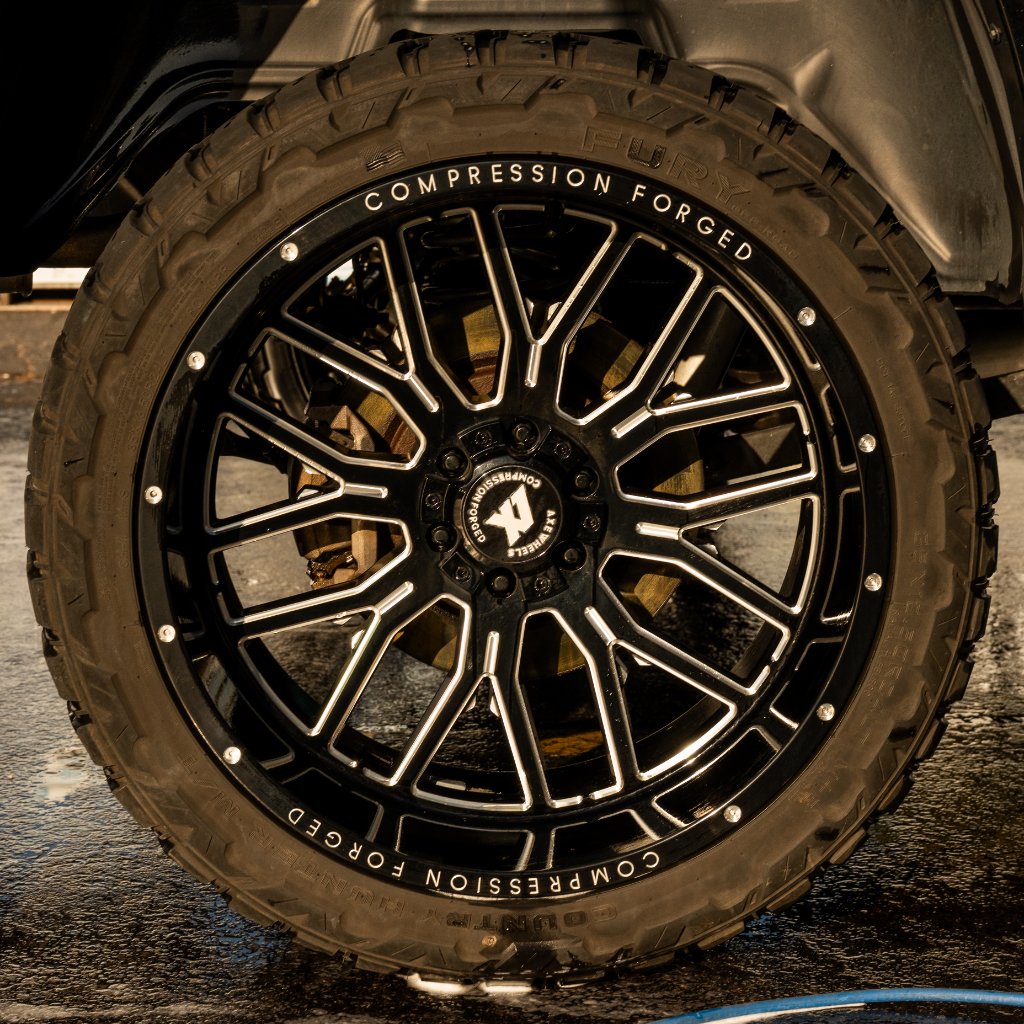 Clean polished wheel close-up