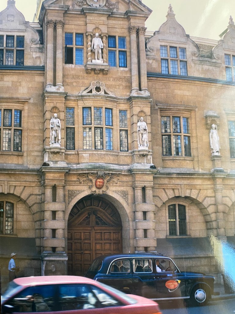 Oriel College main gate, University of Oxford, 1998