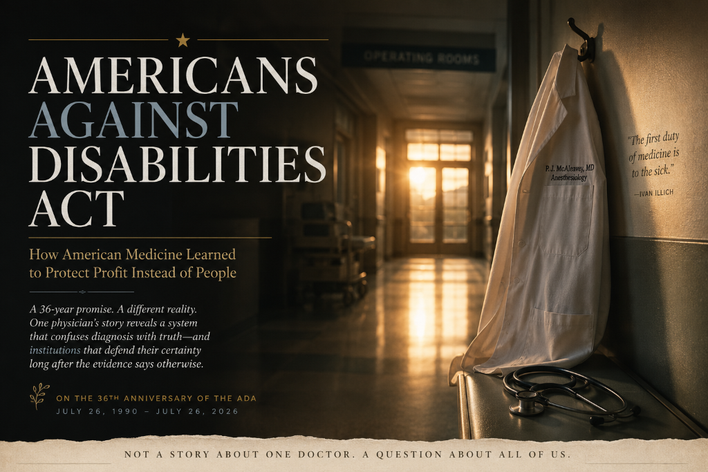 Americans Against Disabilities Act — special report cover