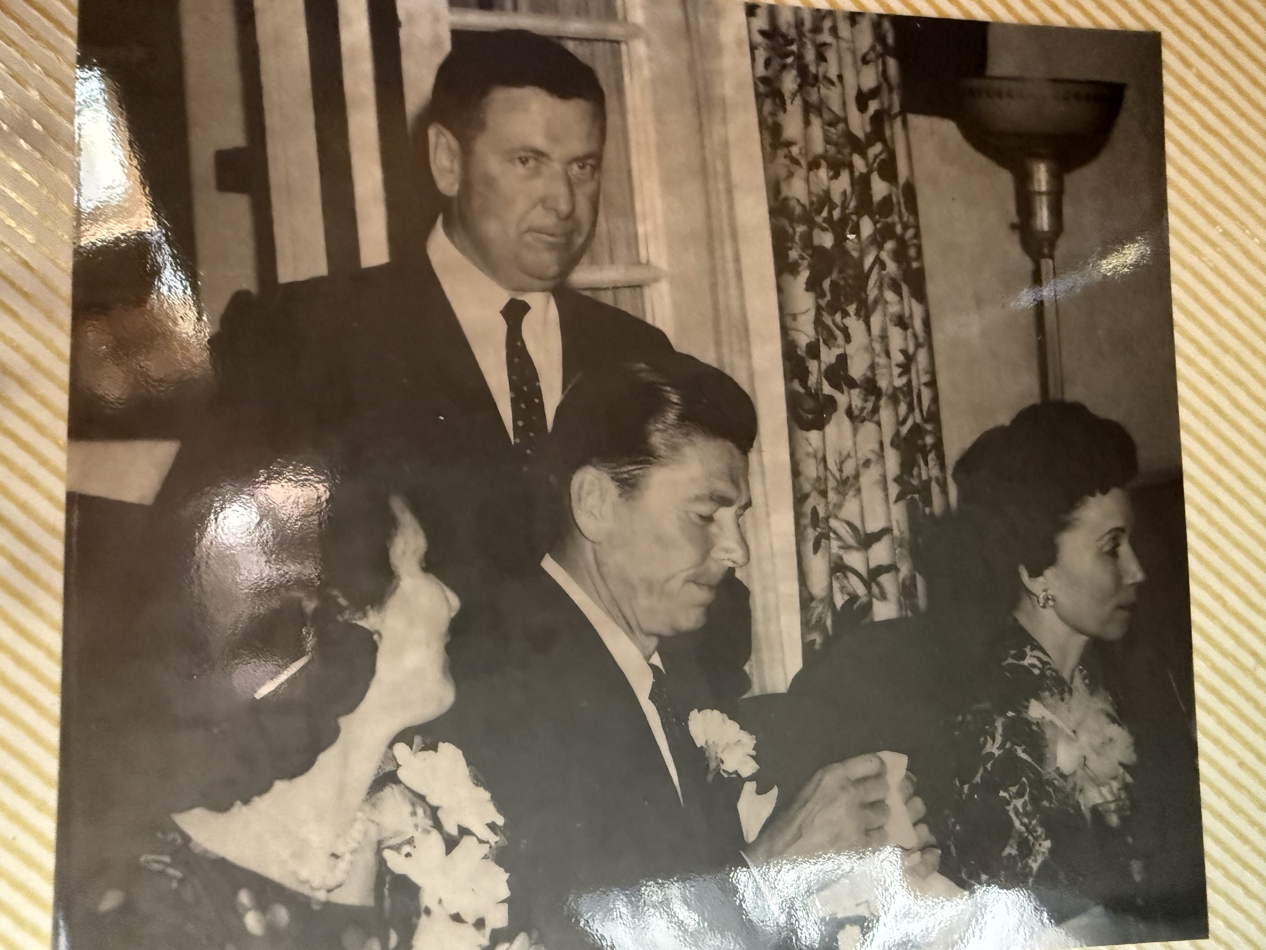 My grandfather, Joe McAleavey, with Ronald Reagan and my grandmother, Constance McAleavey. Joe was chairman of the GE Elfun Society, 1957 to 1958.