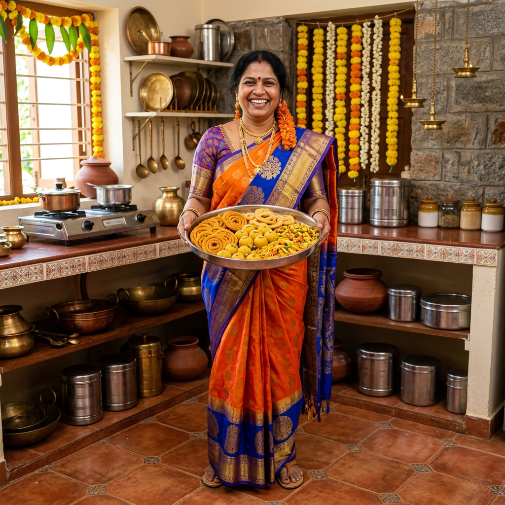 Indian woman vendor