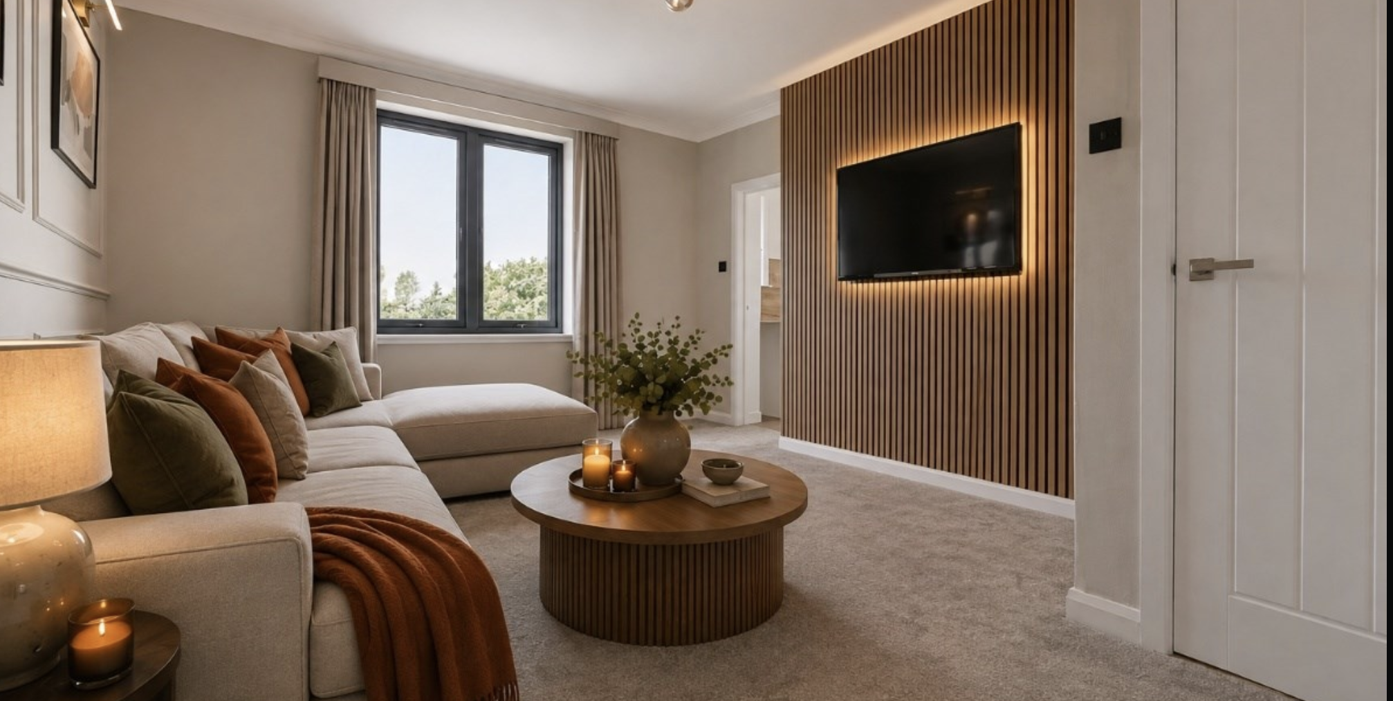 118 St Vigeans Road refurbished living room