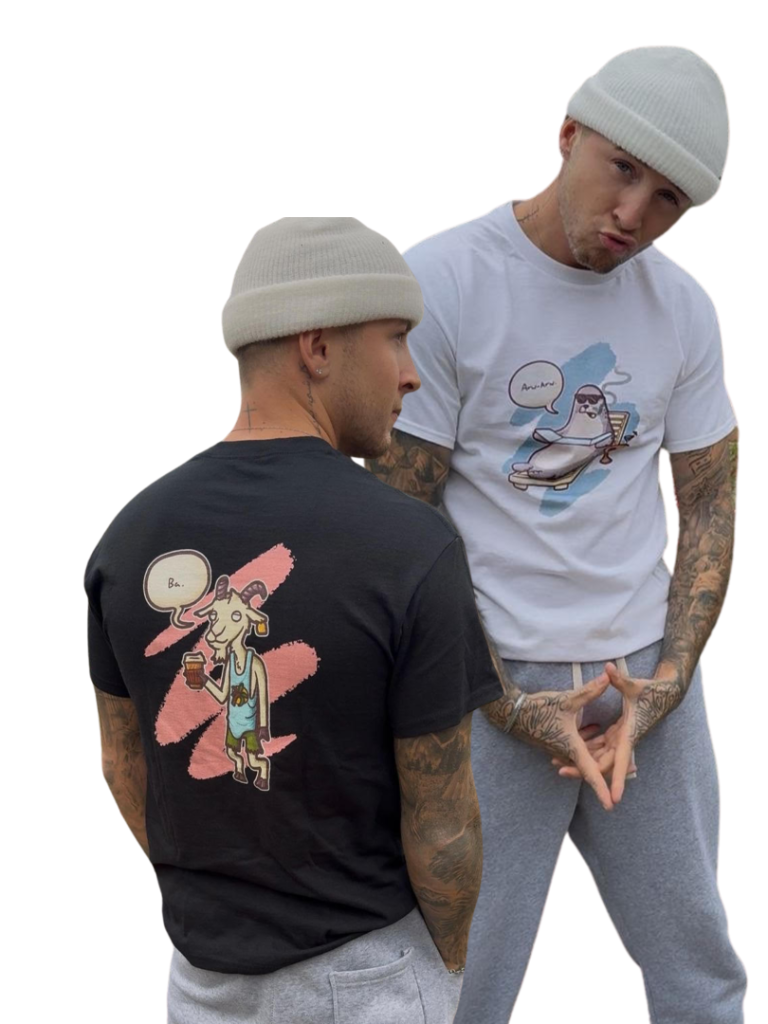 Nonchalant Animals t-shirts influencer