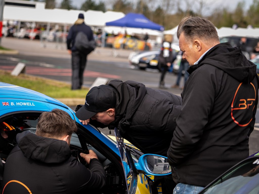 Bradley Performance branded jacket close up