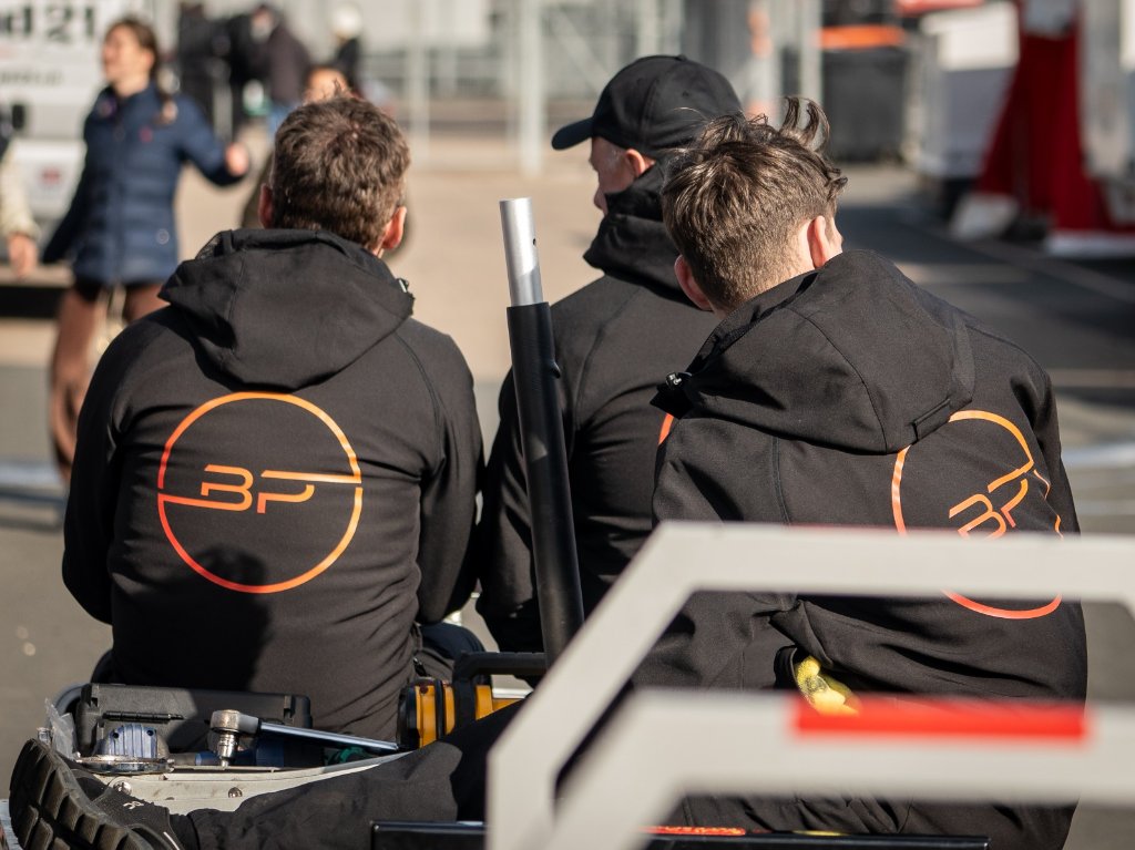 Bradley Performance team branded hoodies