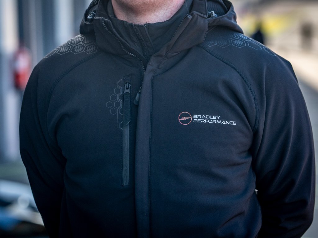Bradley Performance branded softshell jacket