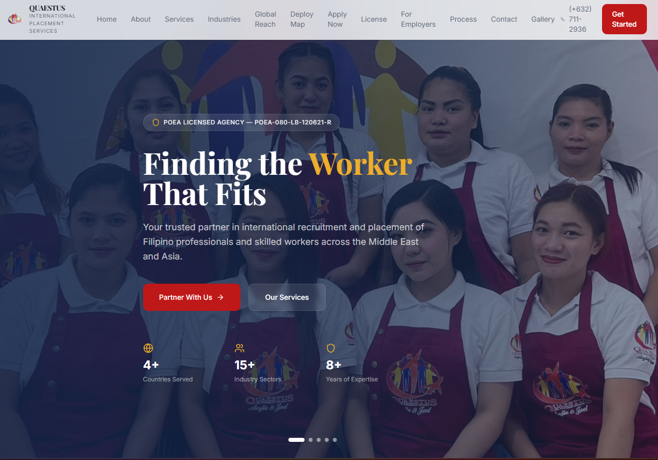 Man Power Websiite template preview