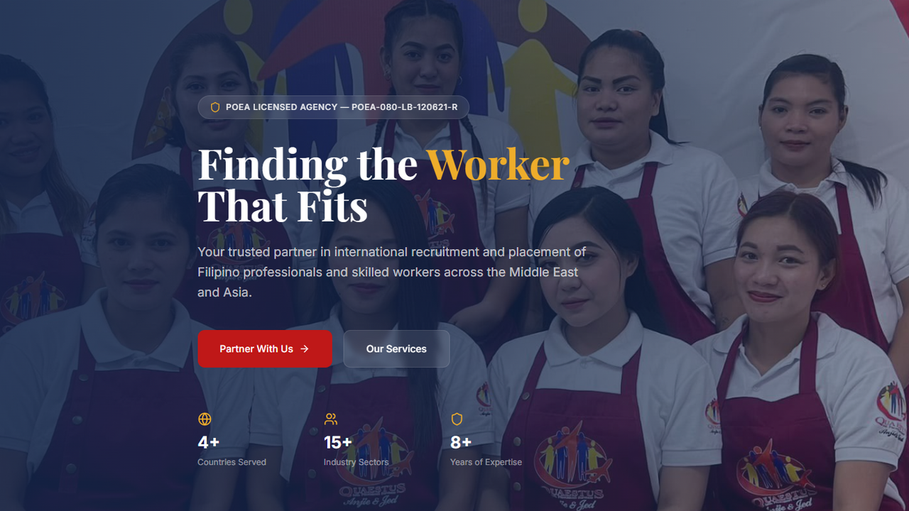 Man Power Websiite template preview