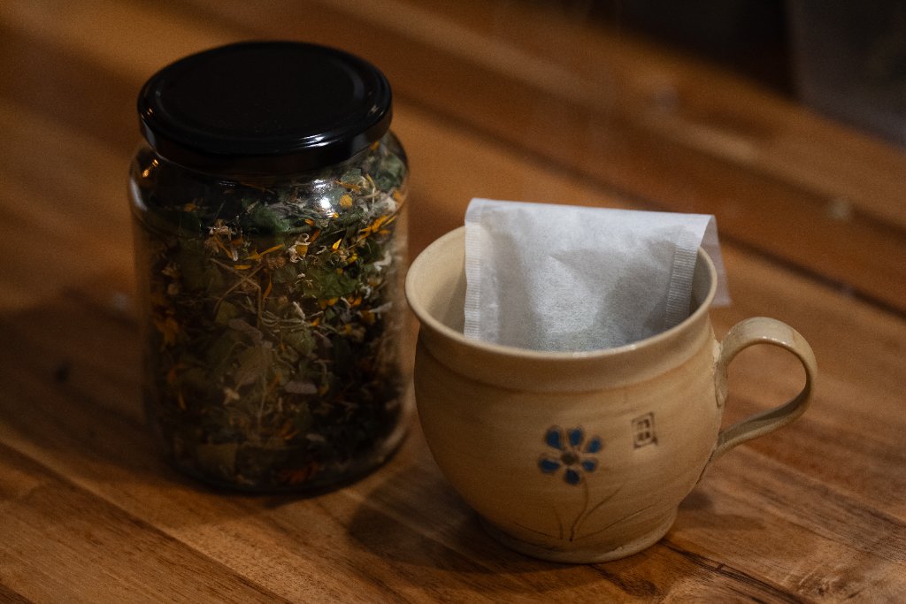 Kräutertee – ein Moment Stille