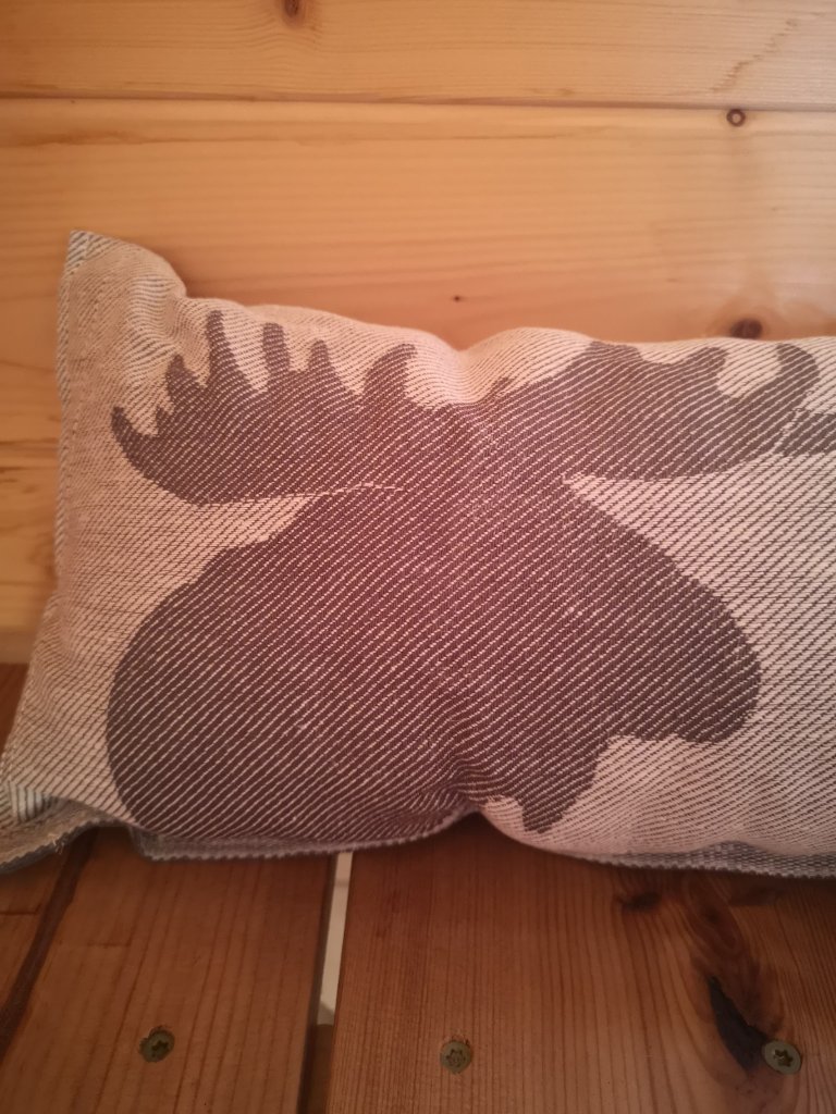 Kissen in der Sauna