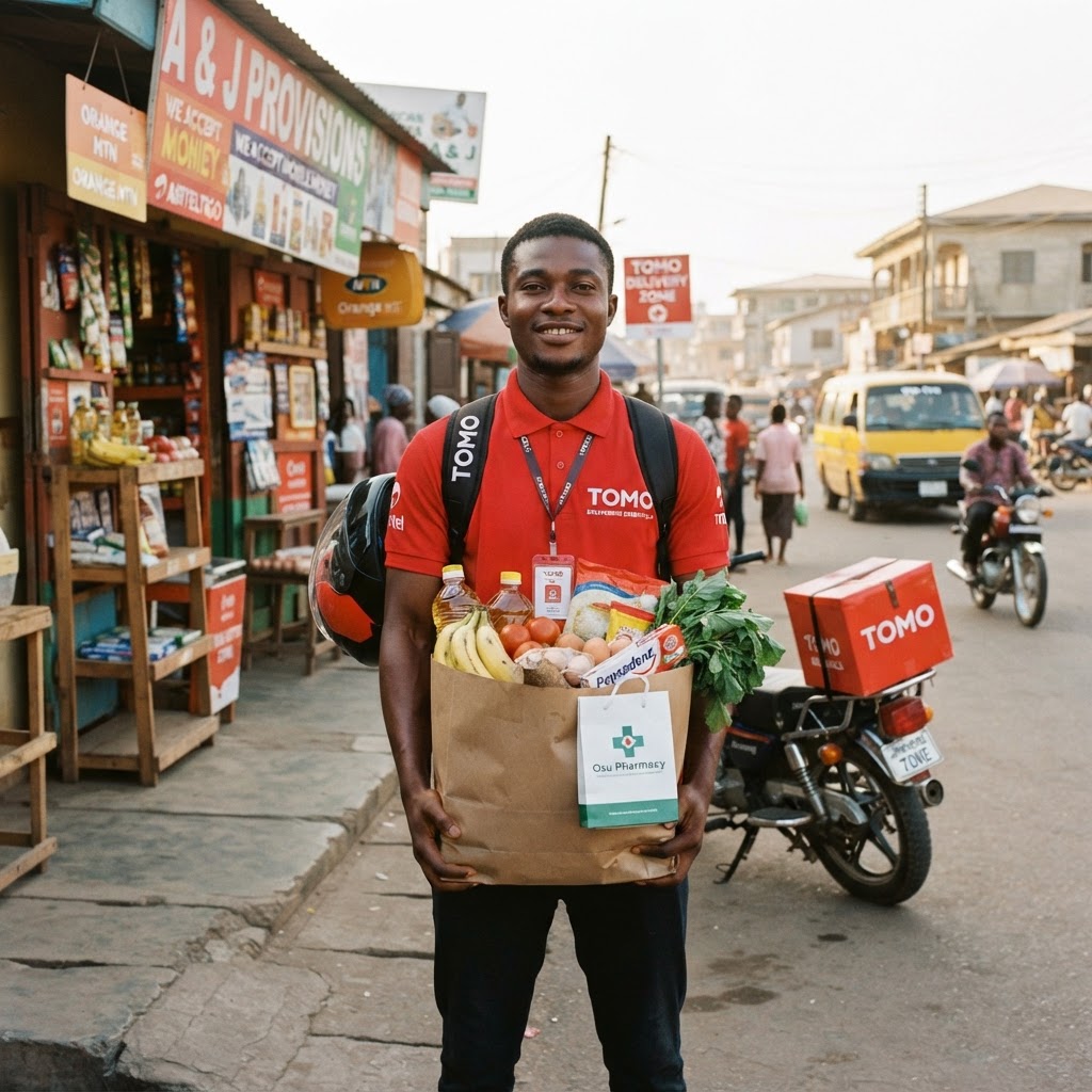 TOMO Shop — grocery and essentials delivery