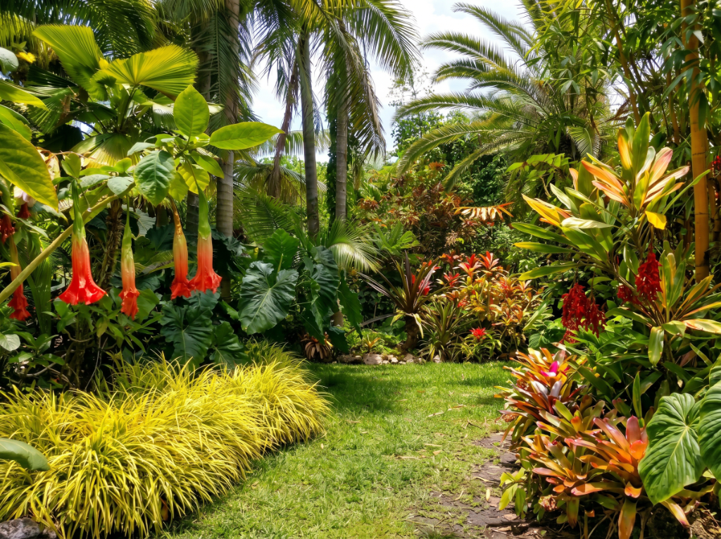 Jesse Durko's tropical nursery garden
