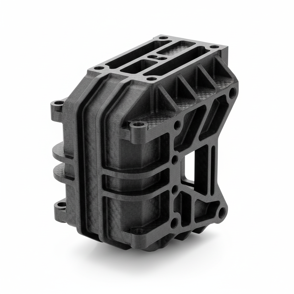 3D-gedrucktes Bauteil aus PC Carbon