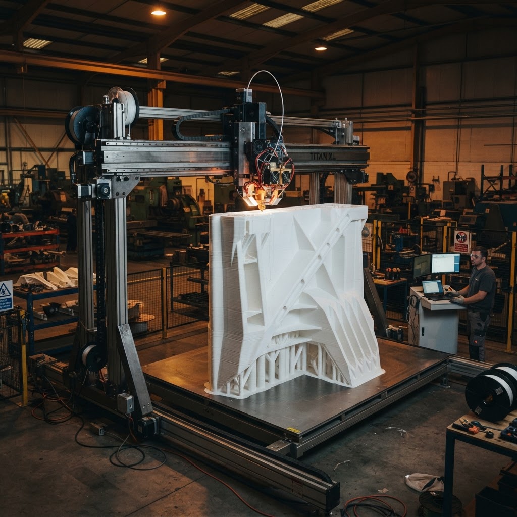 Großformat-FDM: 3D-Druck für wirklich große Bauteile