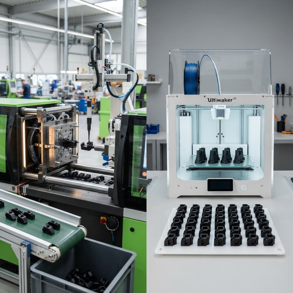 3D-Druck vs. Spritzguss: Ab wann lohnt sich was?