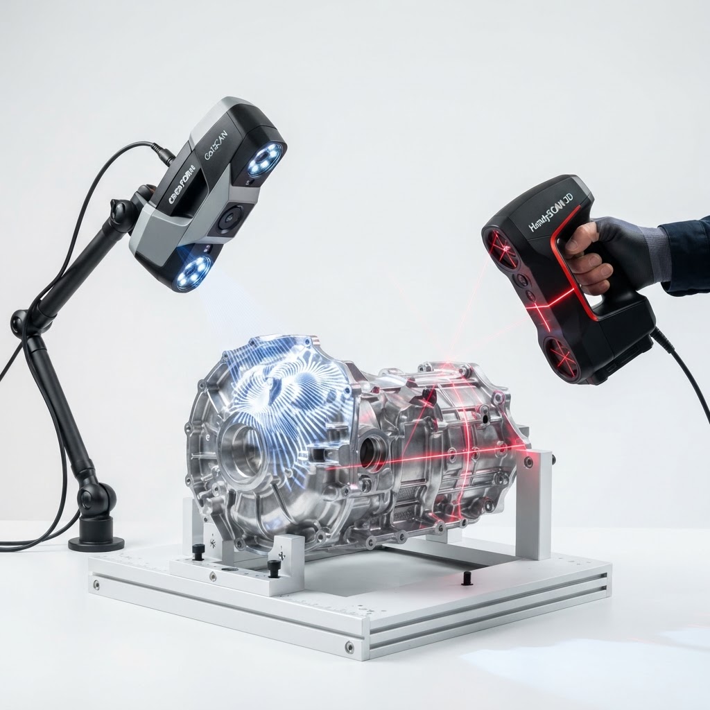 Structured Light vs. Laserscan: Die richtige 3D-Scan-Technologie