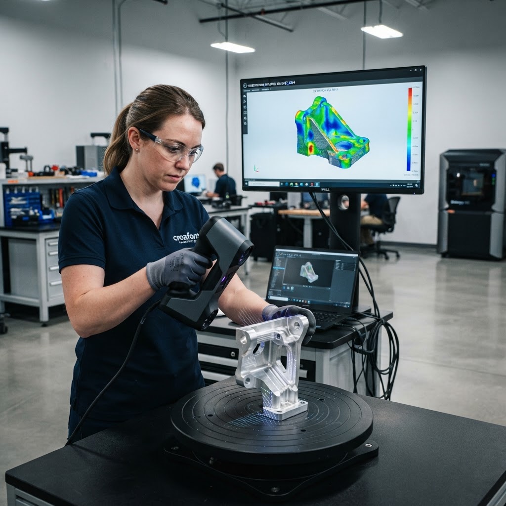 Soll-Ist-Vergleich mit 3D-Scan in der Produktion