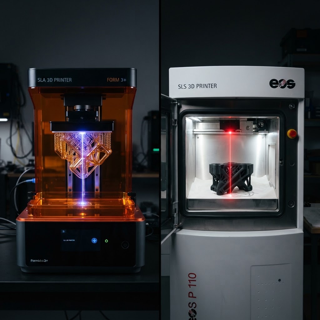 SLA vs. SLS: Das richtige Verfahren für Ihren Prototyp