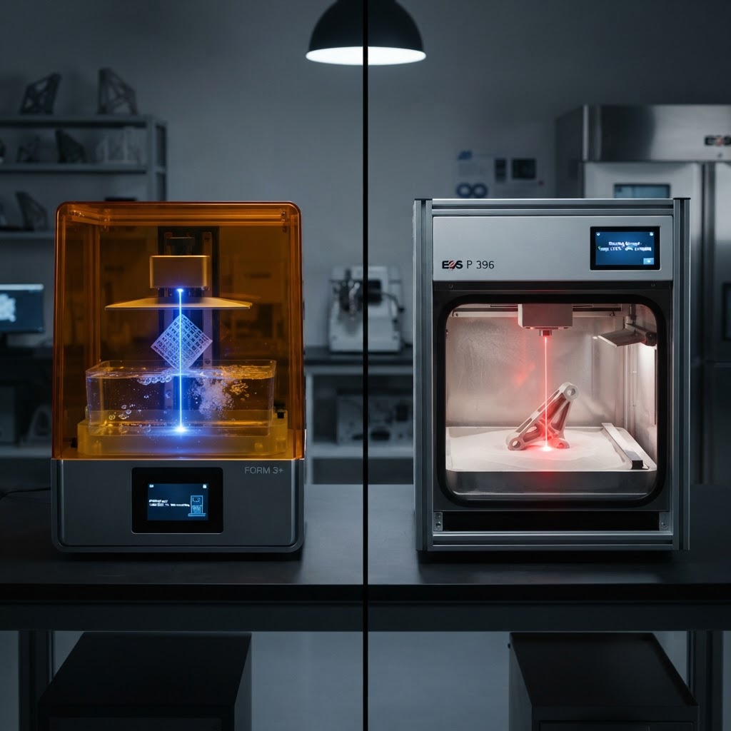 SLA vs. SLS: Das richtige Verfahren für Ihre Prototypen