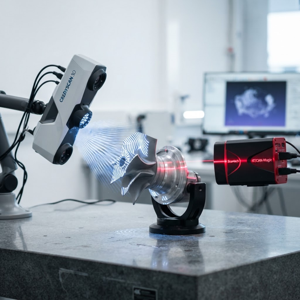 Structured Light vs. Laserscan: Das richtige 3D-Scan-Equipment