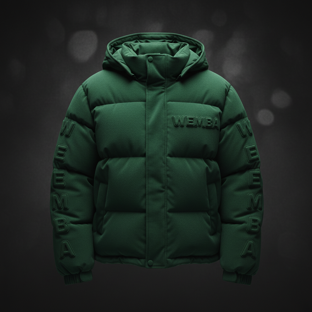 WEMBA Flagship Puffer Jacket — Forest Green