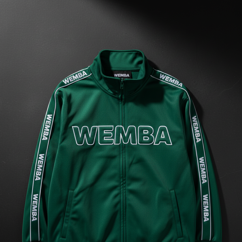 WEMBA Crewneck — Forest Green/White