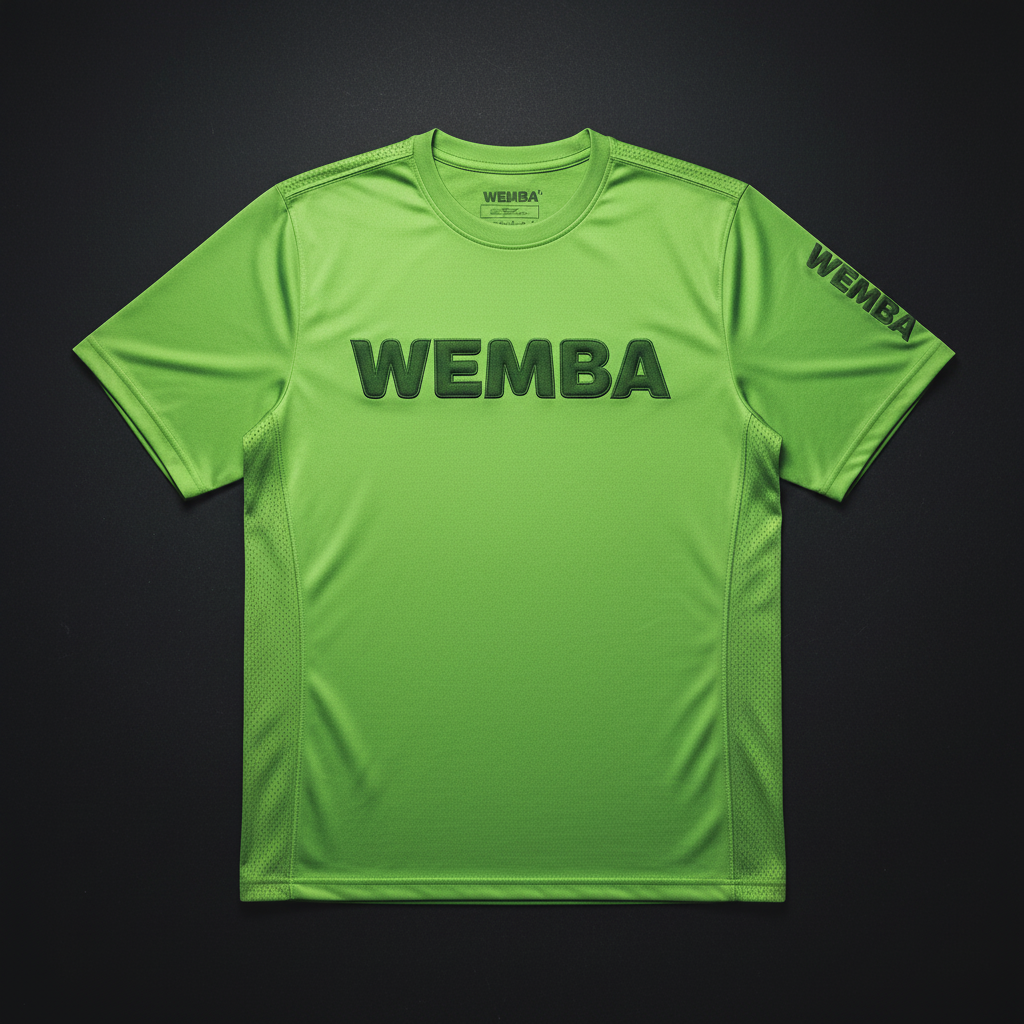 WEMBA Tee — Lime Tonal