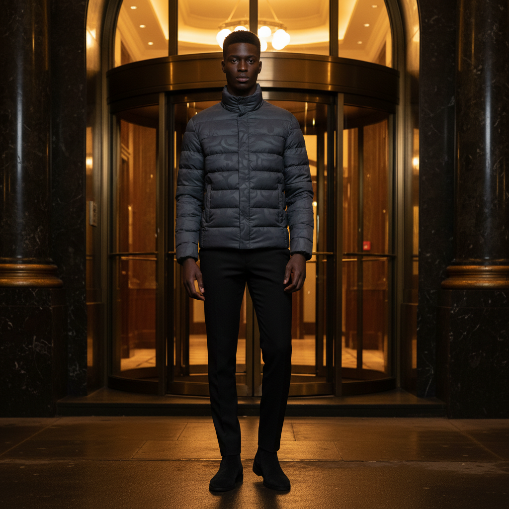 Noir Slim Puffer