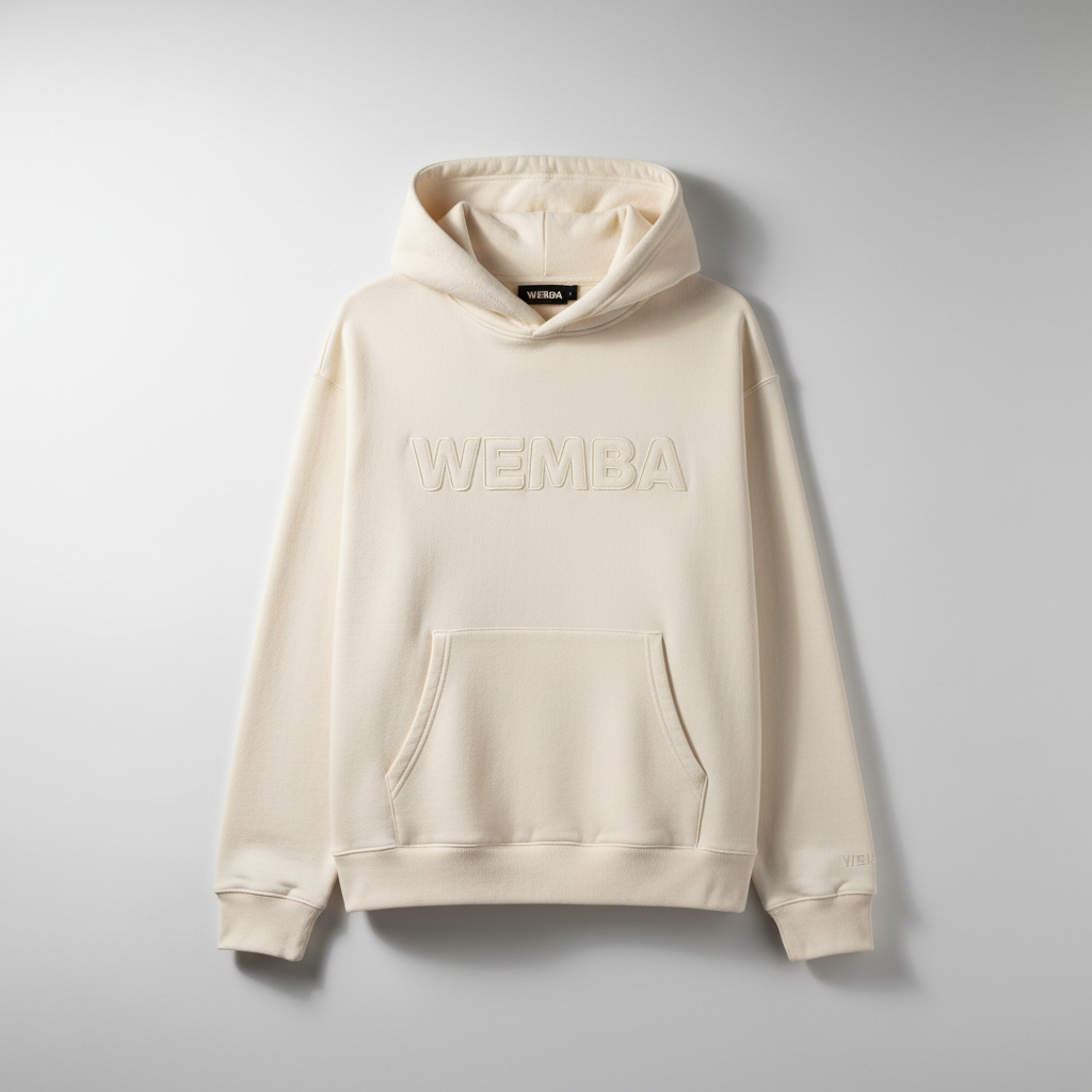 WEMBA Crewneck — Cream Tonal