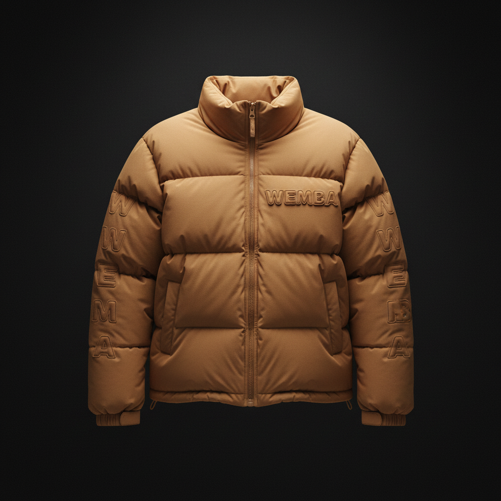 WEMBA Flagship Puffer Jacket — Camel