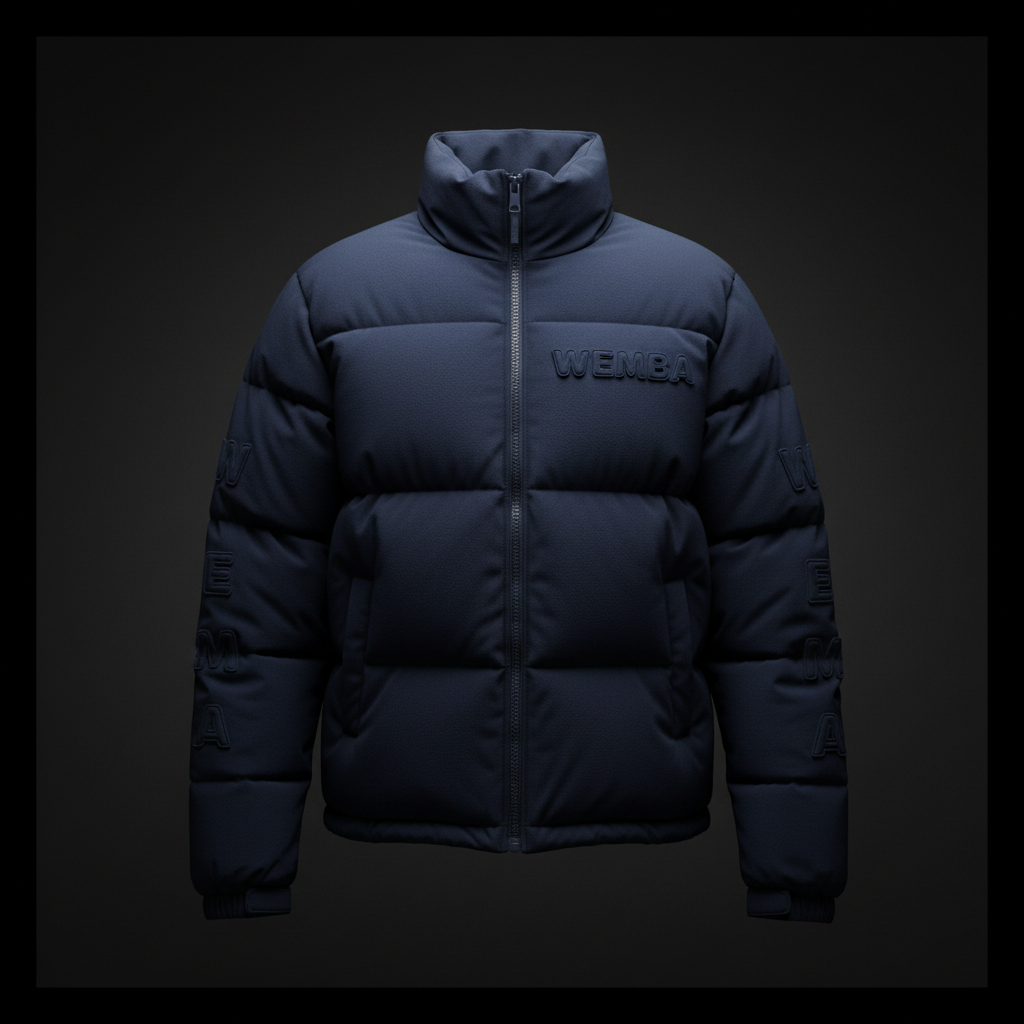 WEMBA Flagship Puffer Jacket — Navy