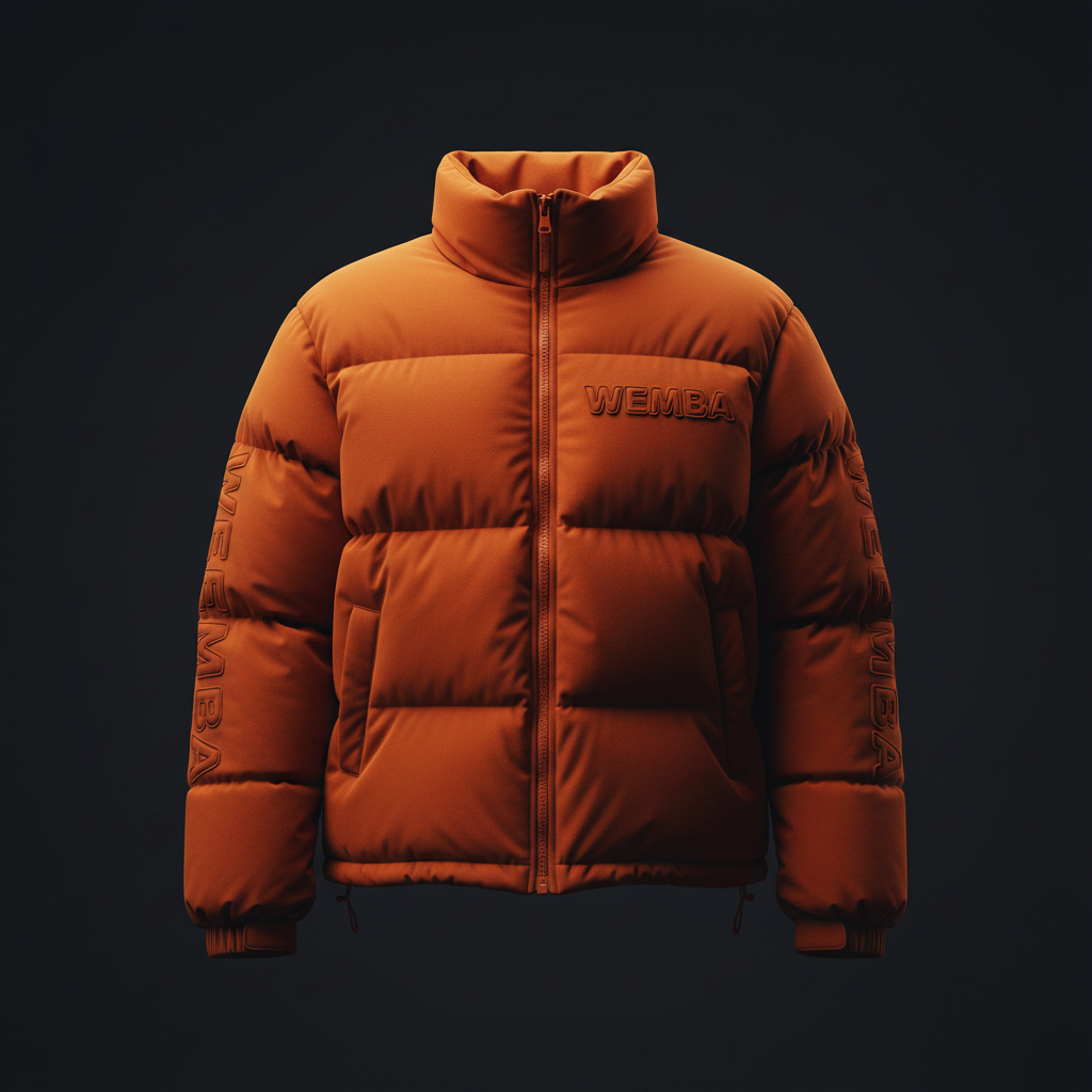 WEMBA Flagship Puffer Jacket — Burnt Orange