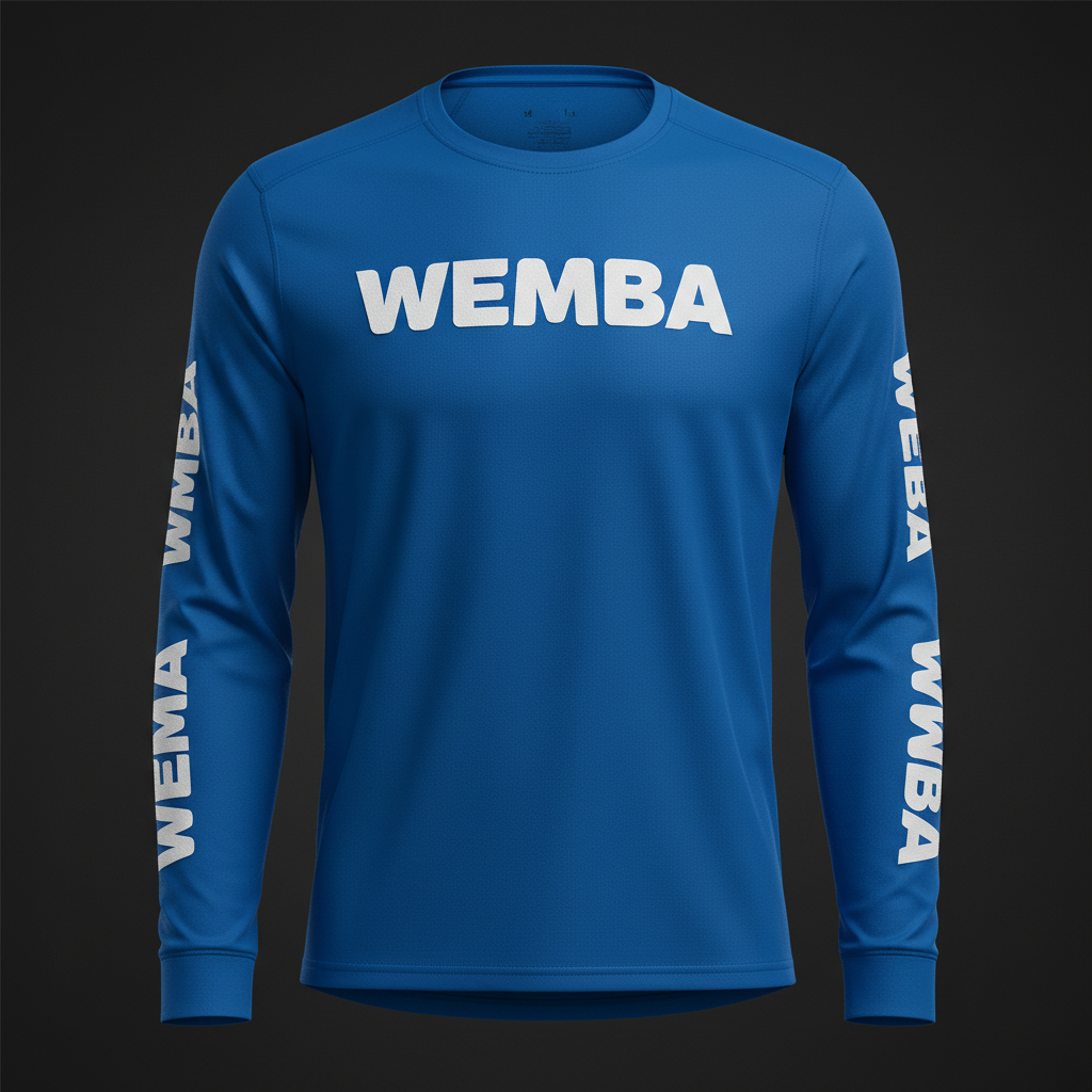 WEMBA Long Sleeve — Cobalt/White