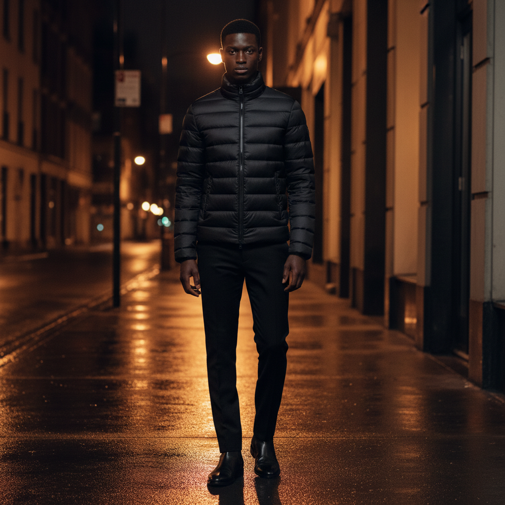 Noir Slim Puffer