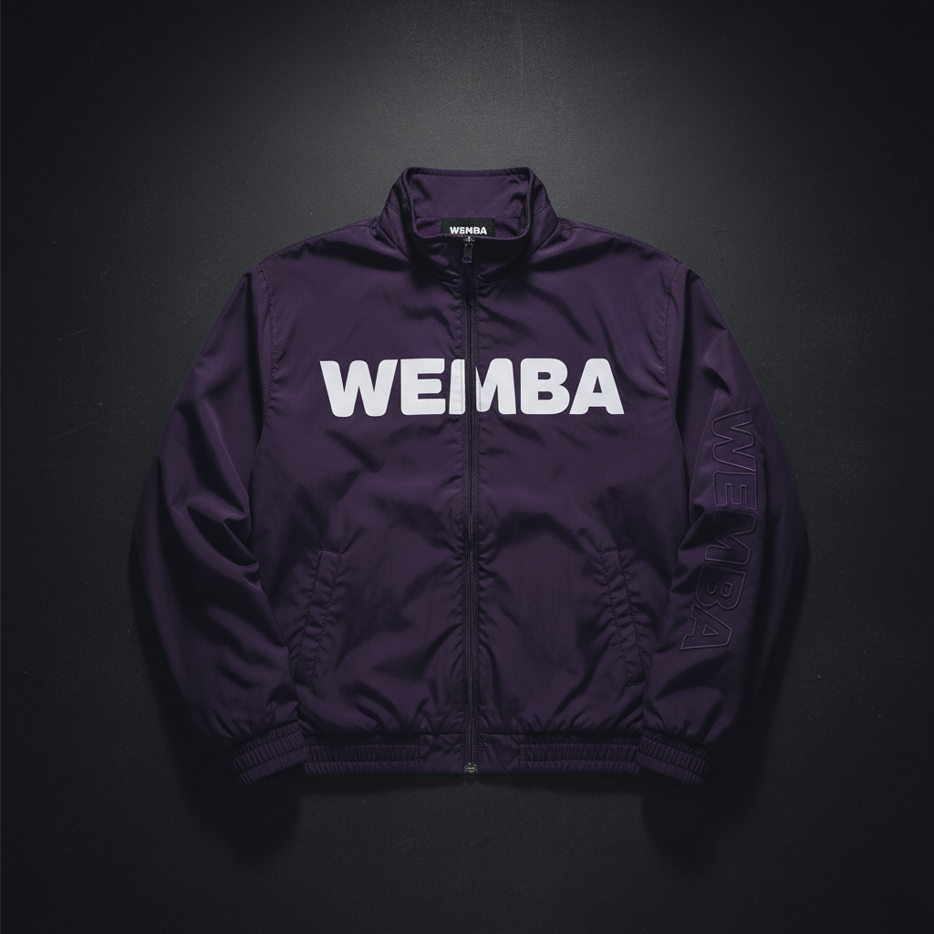 WEMBA Windbreaker — Purple/White