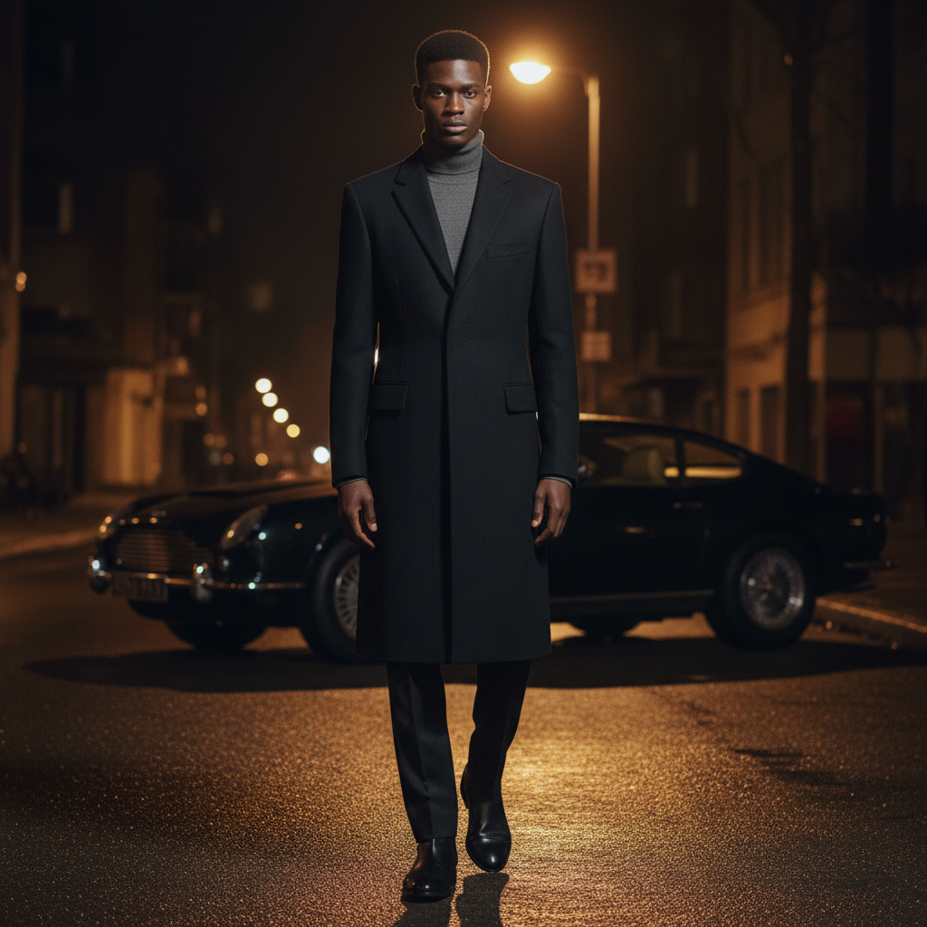 Noir Evening Coat
