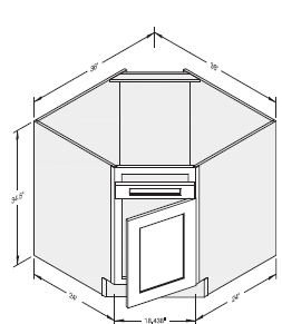 Sink Base – 2 Tip-outs
