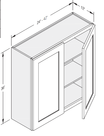 Double Door – 36"H